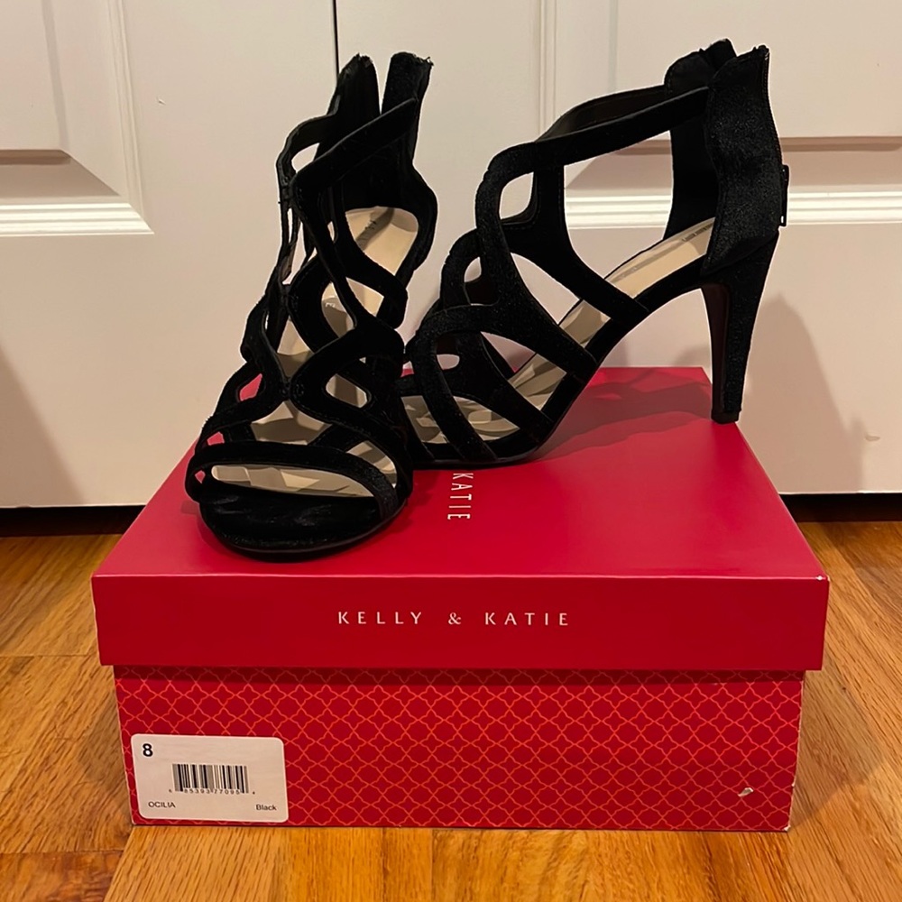 black kelly & katie heels